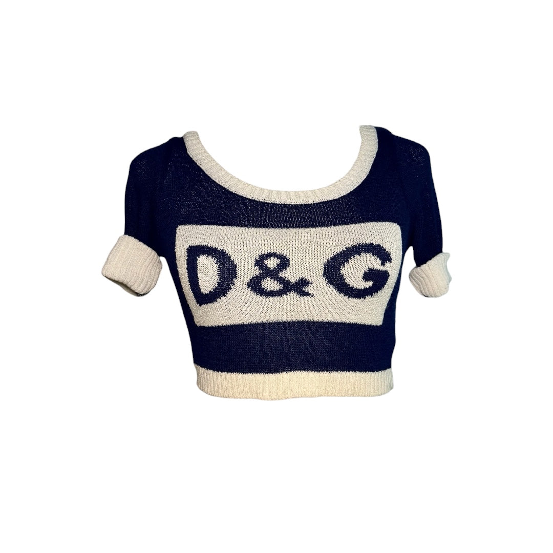 Dolce & Gabbana Knitted Cropped Top