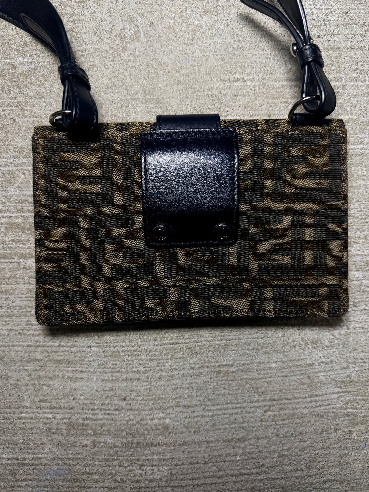 Fendi Zucca Baguette Pouch