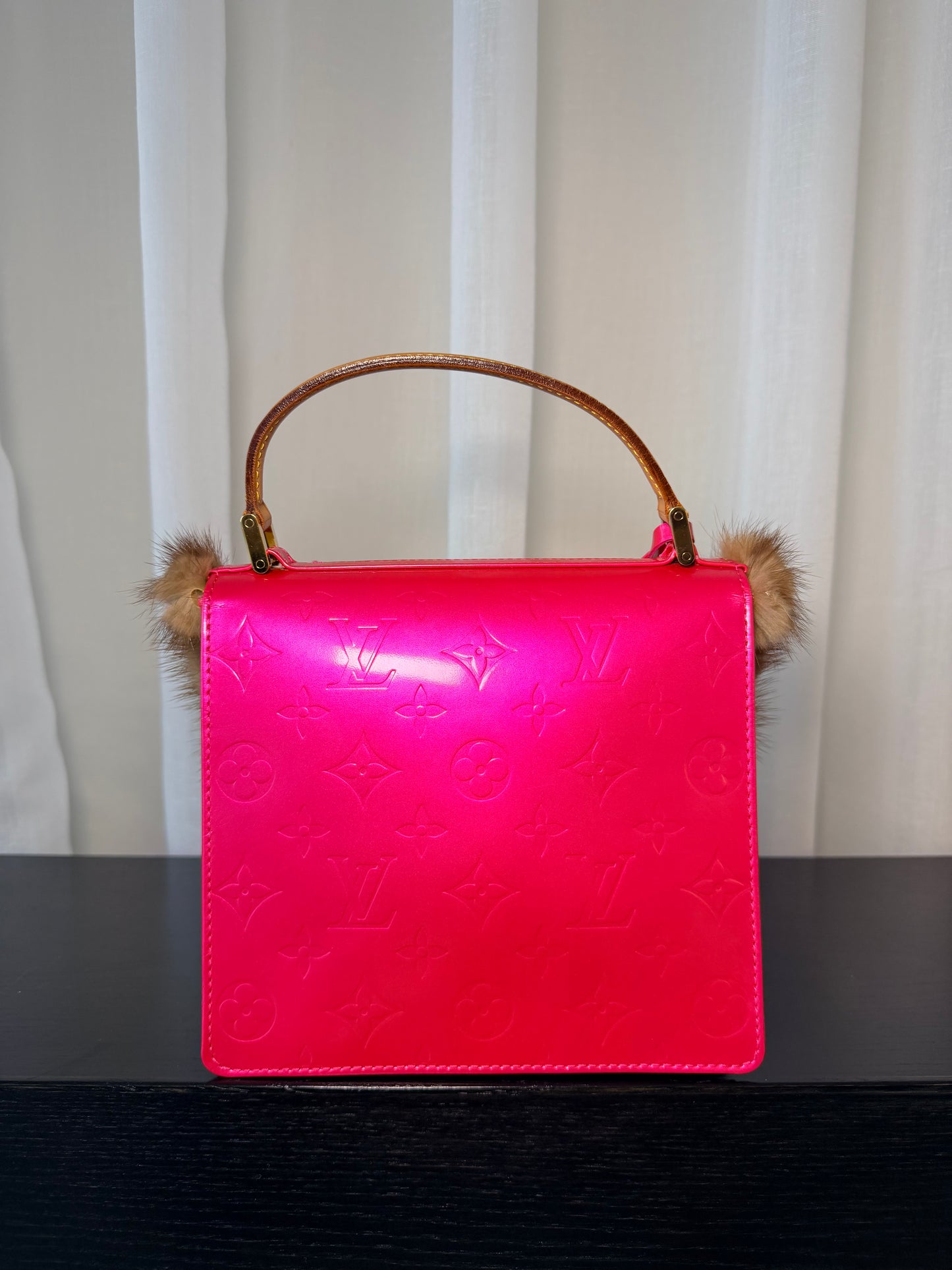 Louis Vuitton Vernis Spring Street Bag – Custom Mink Fur