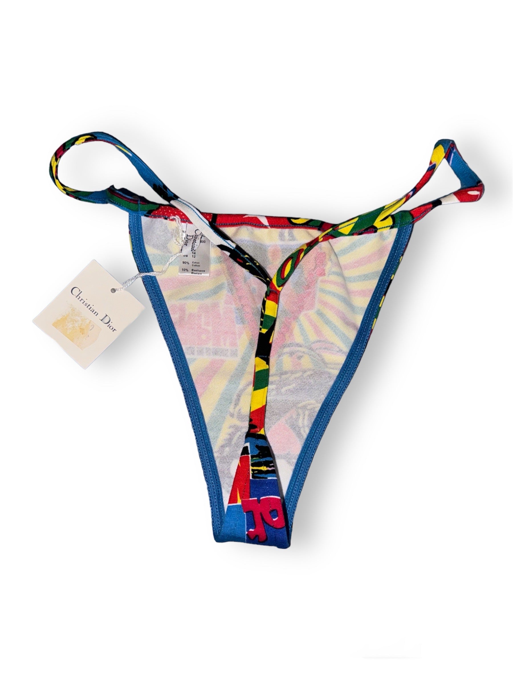 Dior Rasta Scarf & Thong image 4