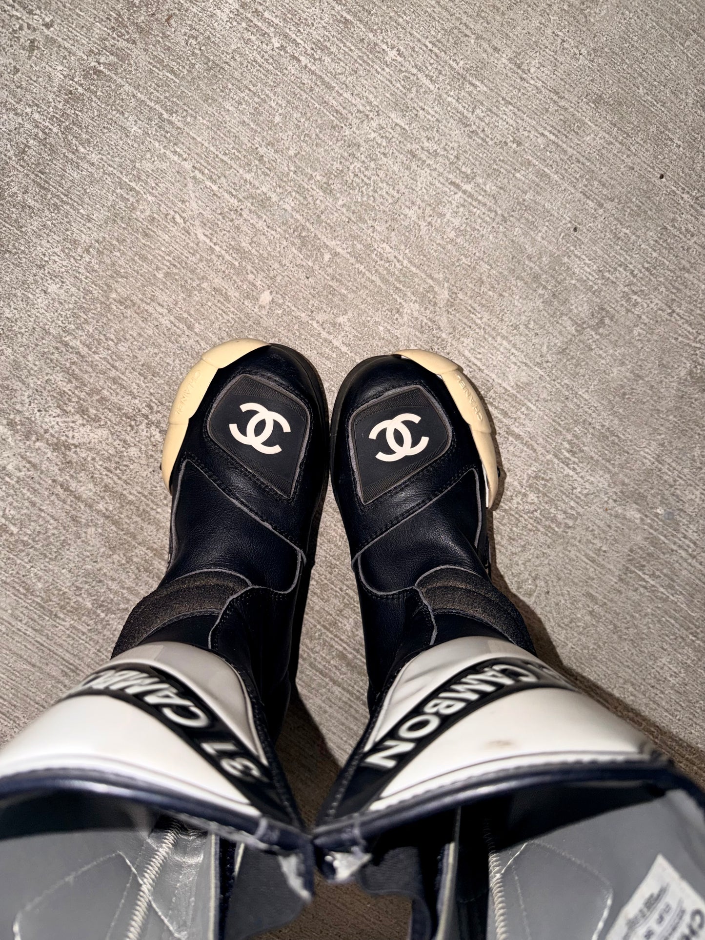 Chanel Fall/Winter 2003 Runway Moto Boots