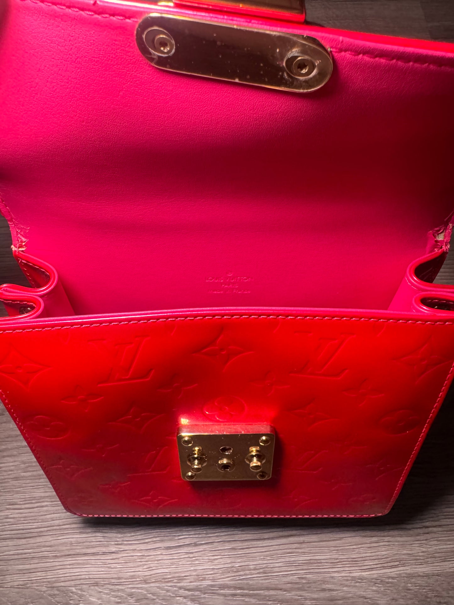 Louis Vuitton Vernis Monogram Top Handle Bag