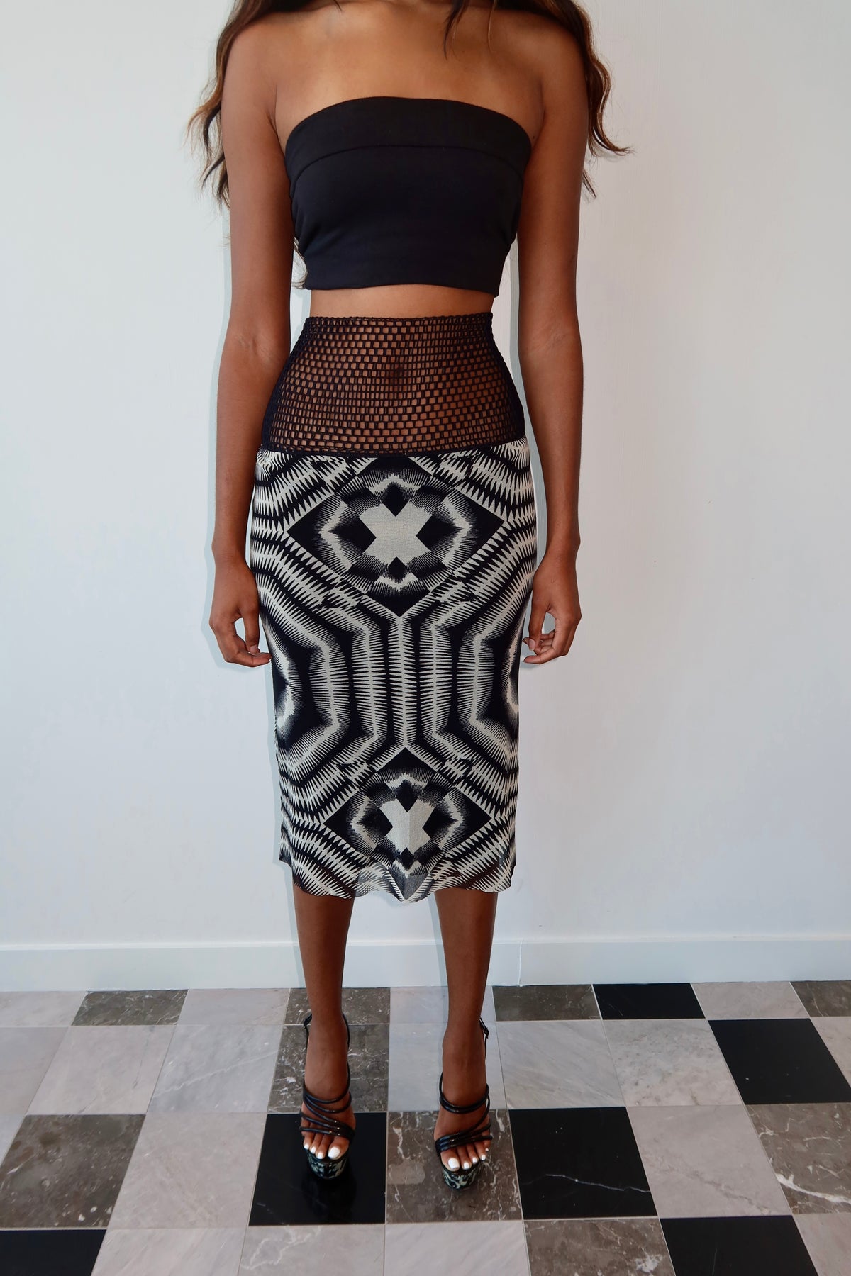 Jean Paul Gaultier Net Skirt