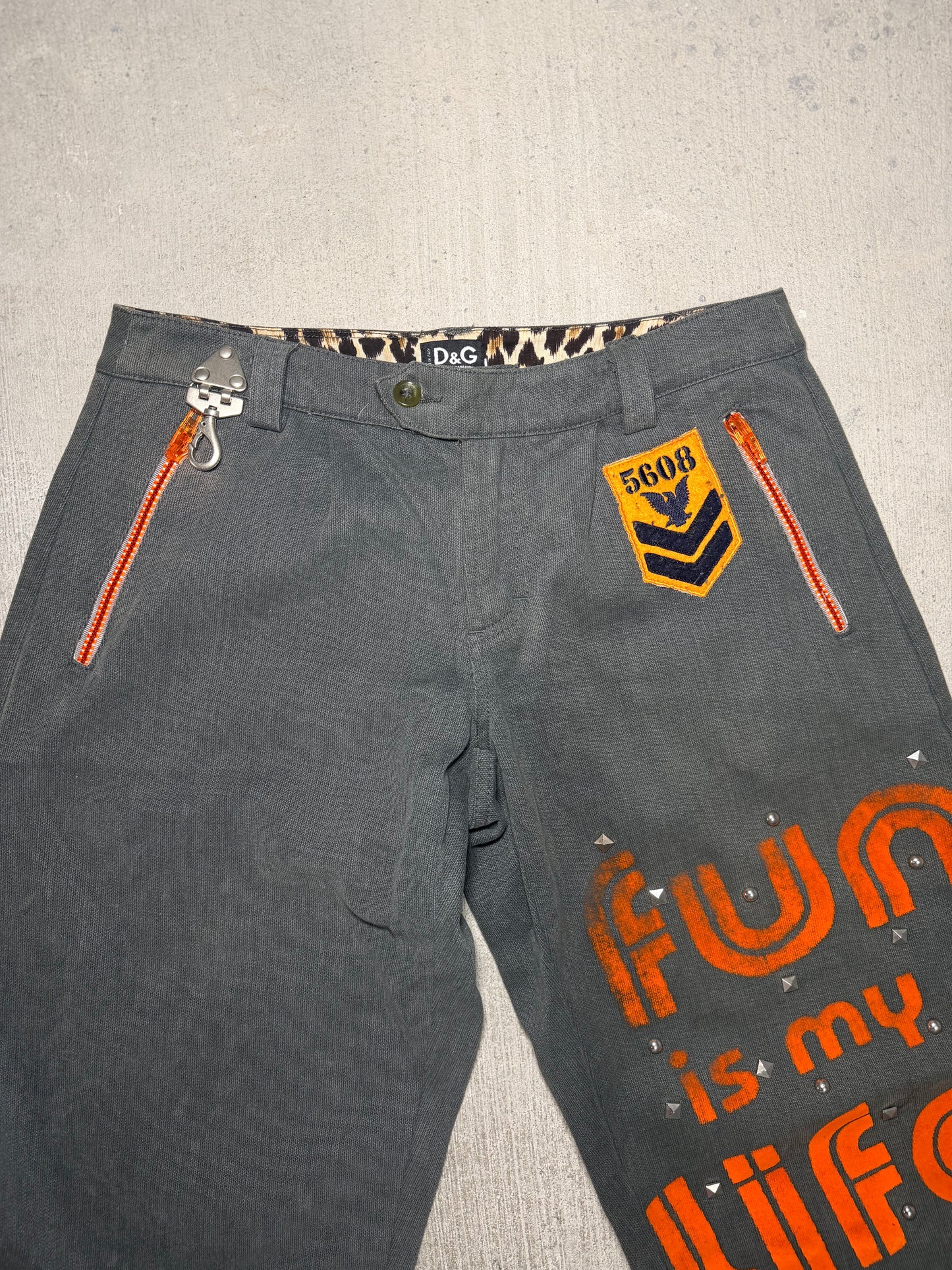 Dolce & Gabbana F/W 2003 “Fun Is My Life” Cargo Pants