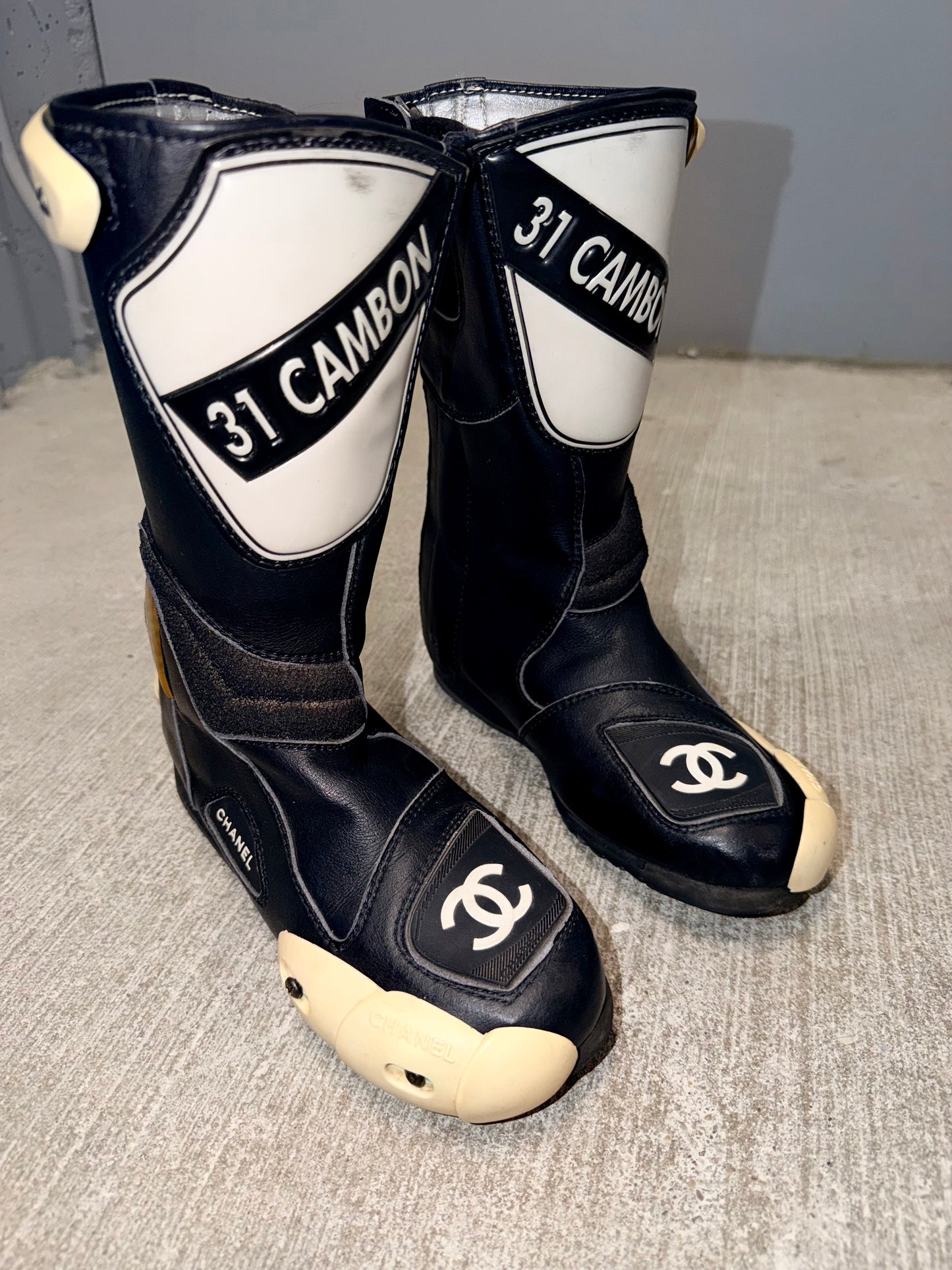 Chanel Fall/Winter 2003 Runway Moto Boots