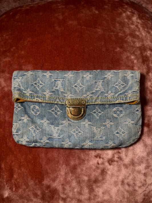 Louis Vuitton Monogram Denim Porte-Monnaie Wallet
