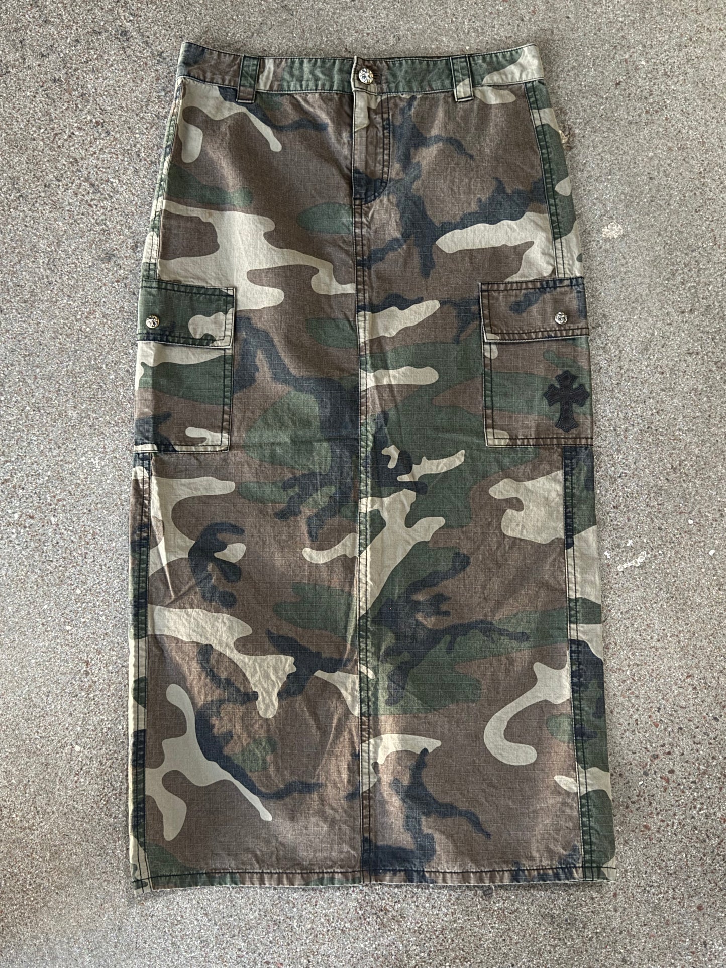 Chrome Hearts Camouflage Cargo Skirt
