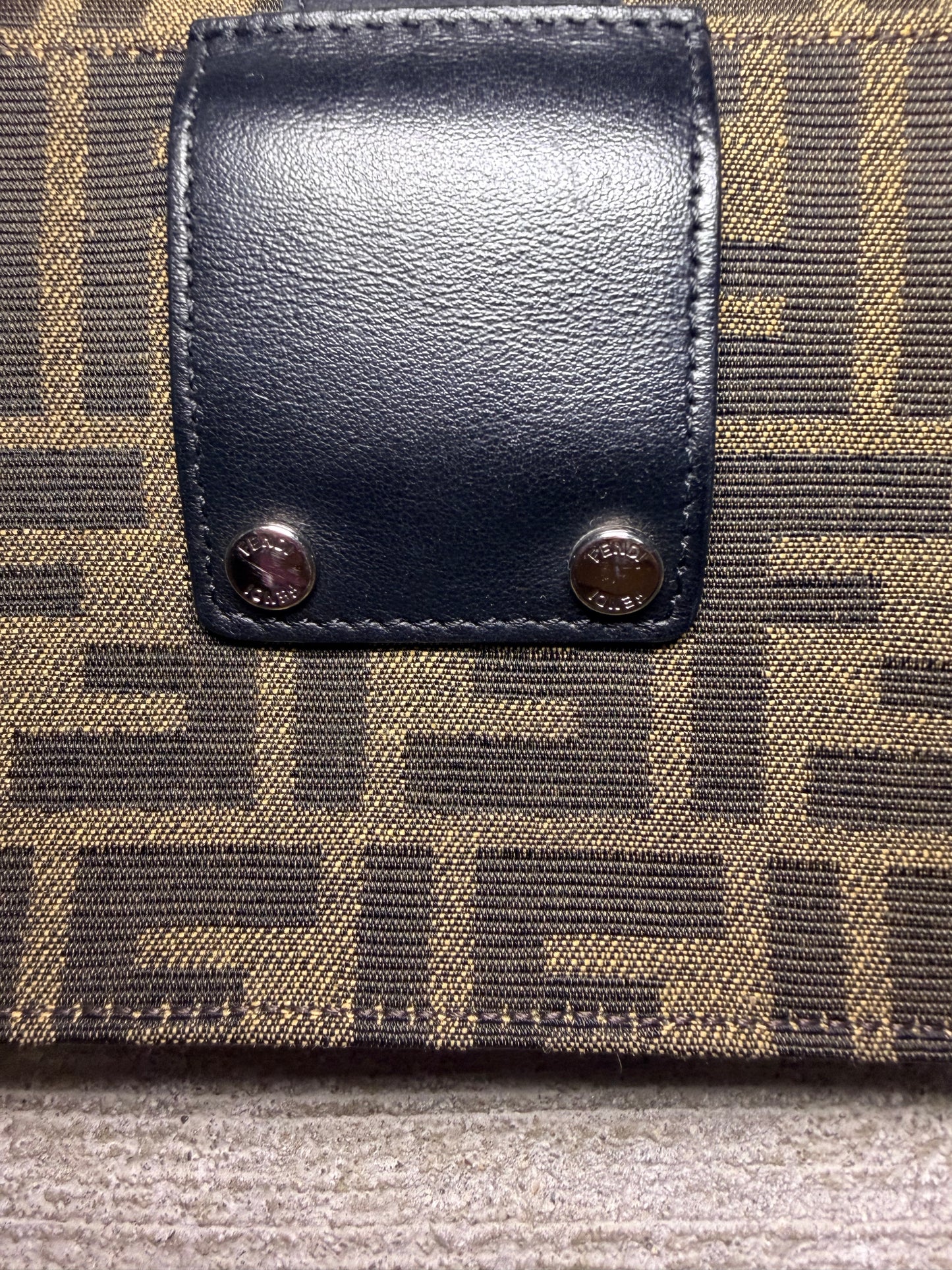 Fendi Zucca Baguette Pouch