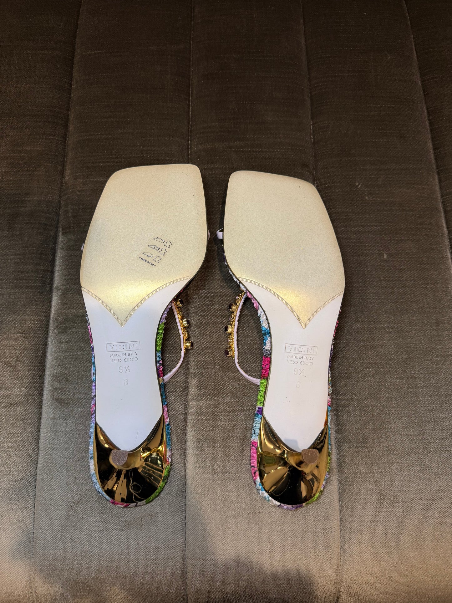 Giuseppe Zanotti Floral Kitten Heels