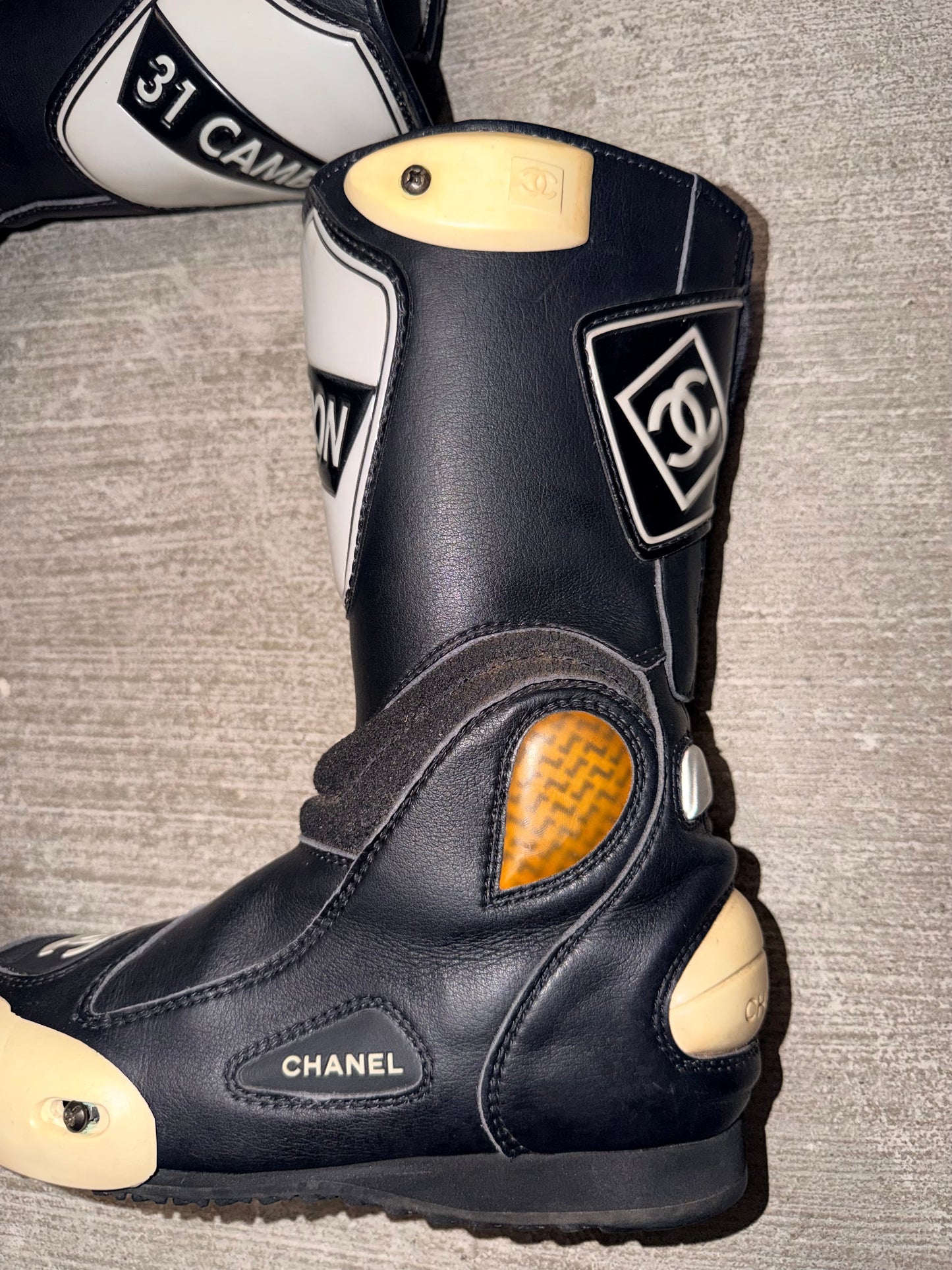 Chanel Fall/Winter 2003 Runway Moto Boots