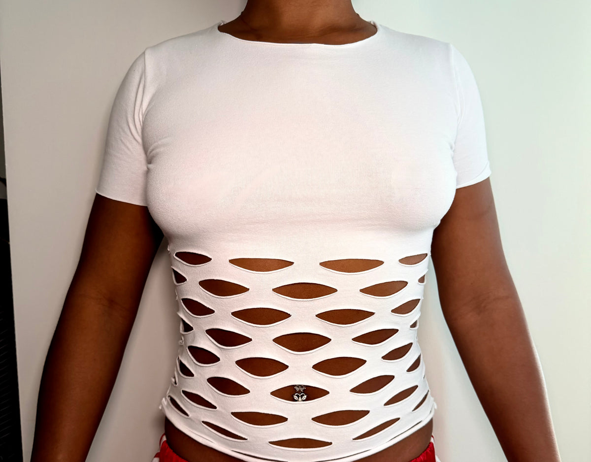 Jean Paul Gaultier Soleil Cut Out Top