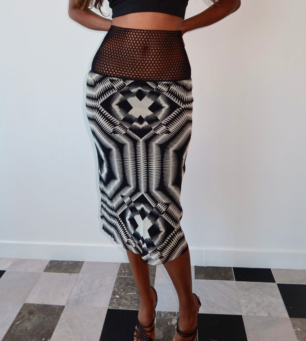 Jean Paul Gaultier Net Skirt