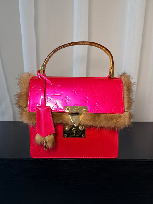 Louis Vuitton Vernis Spring Street Bag – Custom Mink Fur