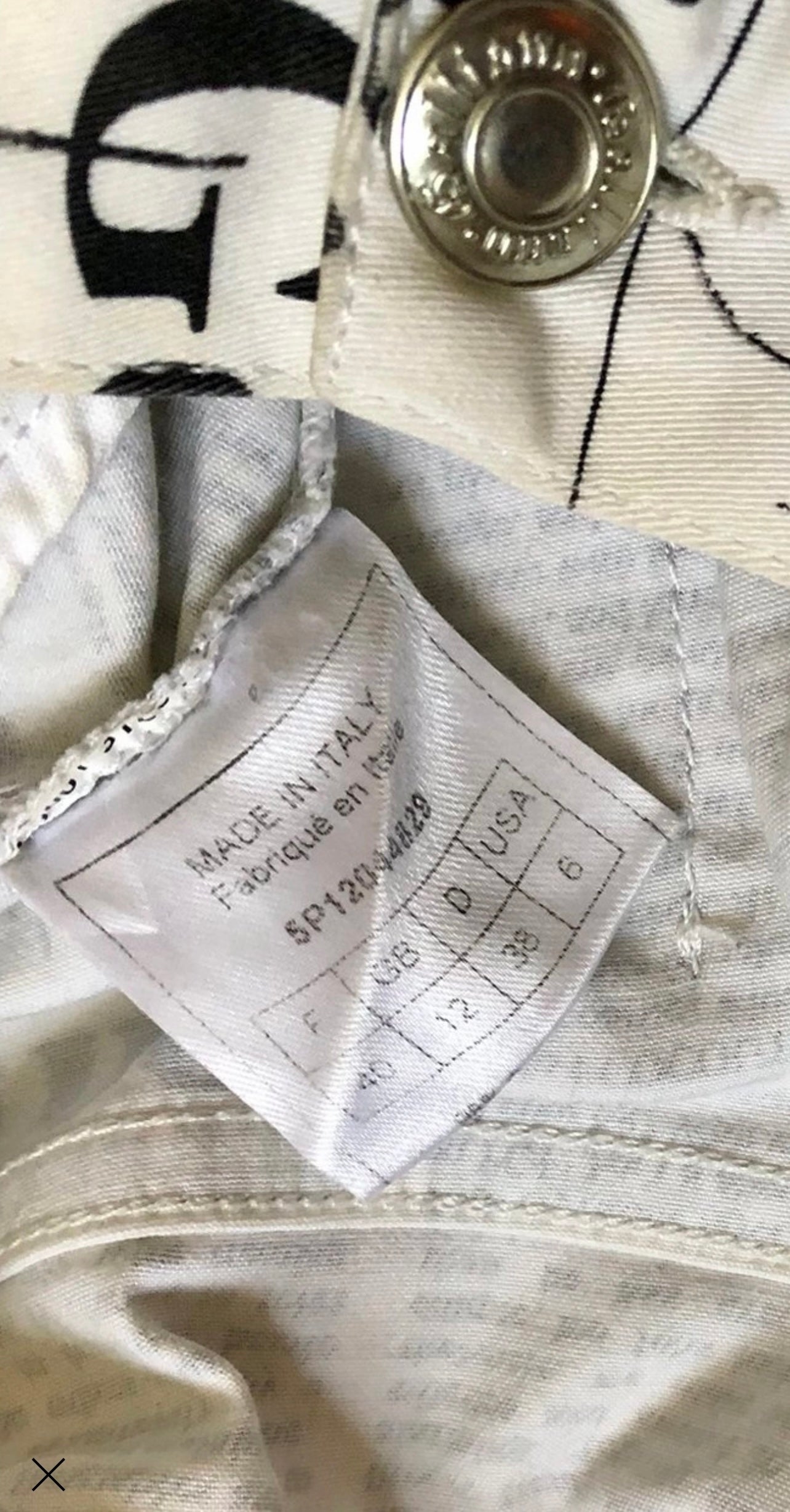 John Galliano Newspaper Gazette pants