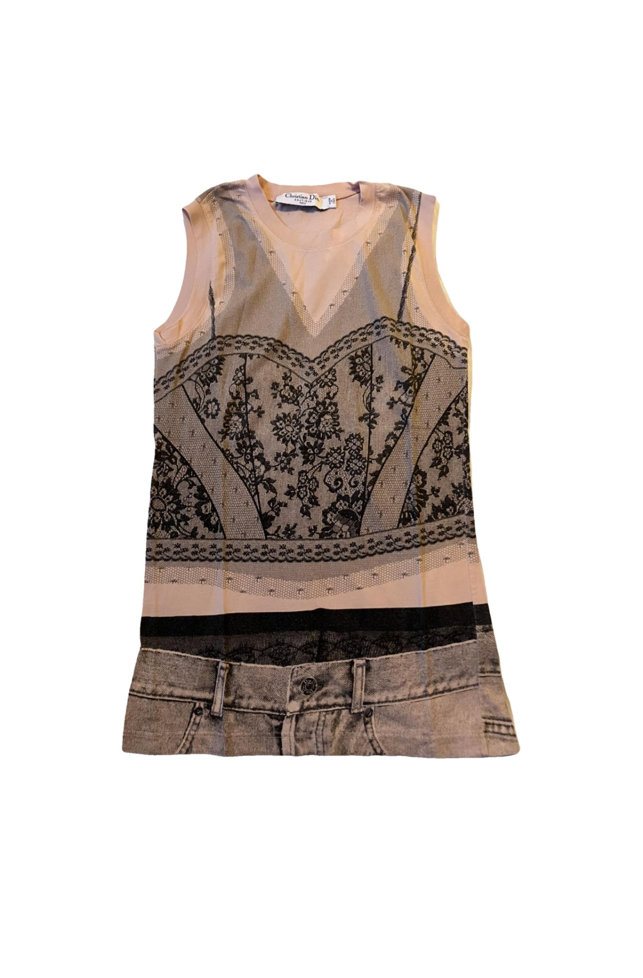 Dior Lingerie Denim Tromp T-shirt image 0