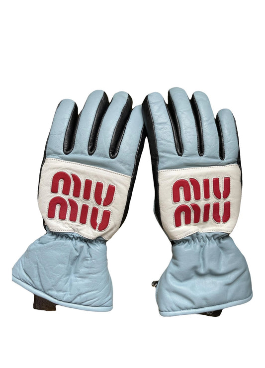 Miu Miu Leather Gloves  image 0