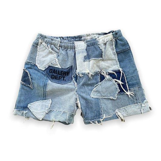 Gallery Dept Patch Work Denim Shorts image 0